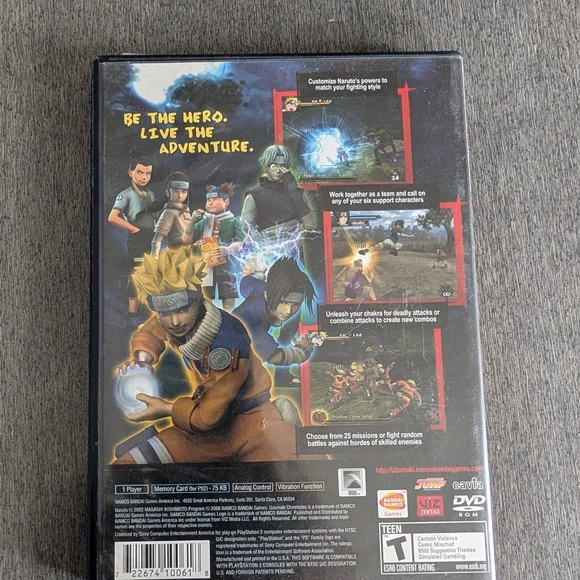 PS2 PlayStation 2 Naruto: Uzumaki Chronicles Video Game 🎮 - Picture 2 of 3